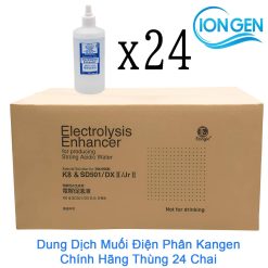 DUNG DỊCH MUỐI ĐIỆN PHÂN KANGEN CHÍNH HÃNG NGUYÊN THÙNG NGUYÊN SEAL 24 CHAI