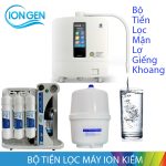 Bộ tiền lọc nước mặn lợ, nước giếng khoang, nước nhiễm Canxi, nhiễm phèn, nước thủy cục IONGEN G10 cho máy điện giải ion kiềm