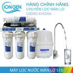 Máy lọc nước âm bếp mặn lợ, giếng khoan, nước nhiễm canxi, nhiễm phèn, nước thủy cục…uống trực tiếp tại vòi IONGEN S10
