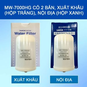 Lõi Lọc MW-7000HG Cho Máy Kangen SD501 Platinum, SD501, JRIV Chính Hãng Có 2 Bản, Xuất Khẩu và Nội Địa