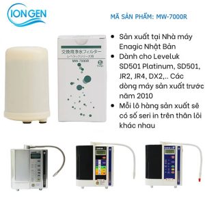 Lõi Lọc MW-7000r Cho Máy Kangen SD501 Platinum, SD501, JRIV Chính Hãng