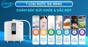Máy Lọc Nước Ion Kiềm Kangen K8 Chính Hãng Tạo Ra 7 Loại Nước Có pH Từ 2.5-11.5 Tốt Cho Sức Khỏe