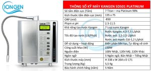 Máy lọc nước Kangen Leveluk SD501 Platinum Chính hãng 