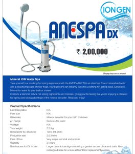 Máy tắm khoáng anespa dx enagic Chính hãng