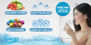 Máy Lọc Nước Ion Kiềm Trim Ion Grace Tạo Ra Nước Kiềm Có 4 Đặc Tính Đặc Biệt