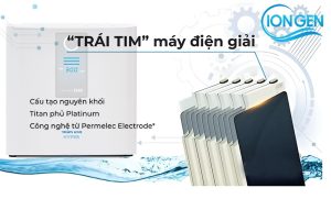 Máy Lọc Nước Ion Kiềm Trim Ion Hyper Chính Hãng Trang Bị 5 Tấm Điện Cực Titan Phủ Platinum