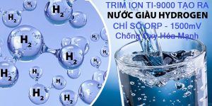Máy Lọc Nước Ion Kiềm Trim Ion Ti-9000 Tạo Ra Nước Kiềm Giàu Hydro Chống Oxy Hóa Mạnh Mẽ