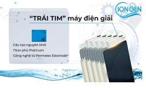 Tấm Điện Cực Của Trim Ion Neo Chính Hãng Làm Từ Tấm 5 Điện Cực Titan Phủ Platinum Nguyên Khối