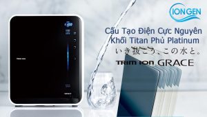 Tấm Điện Cực Máy Lọc Nước Ion Kiềm Trim Ion Grace Cấu Tạo Titan Phủ Platinum Nguyên Khối